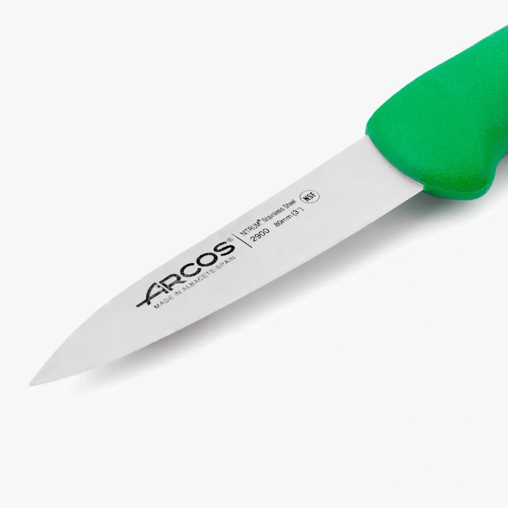 Coltello Spelucchino colore verde Serie 2900 80 mm