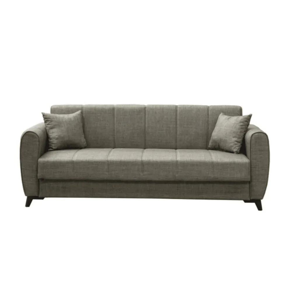 Divano prontoletto "Delia" da soggiorno tessuto recente cm 210x78 78h