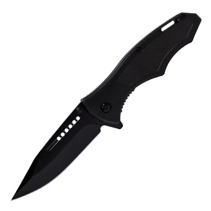 Perucci - 9" Black & White Monster Solid Portatile Pocket Knife