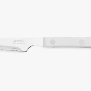 Coltello Bistecca Bianco Seghettato Poliossimetilene 115 mm Set da 24 Pezzi