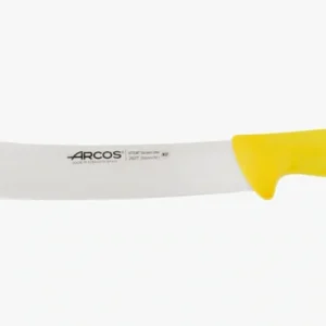 Coltello scimitarra giallo Serie 2900 250 mm Certificato BRC
