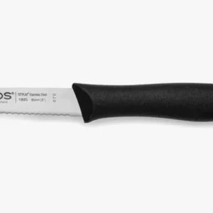 Coltello Spelucchino Colore Nero Perlato Serie Nova 85 mm Set da 24 Pezzi