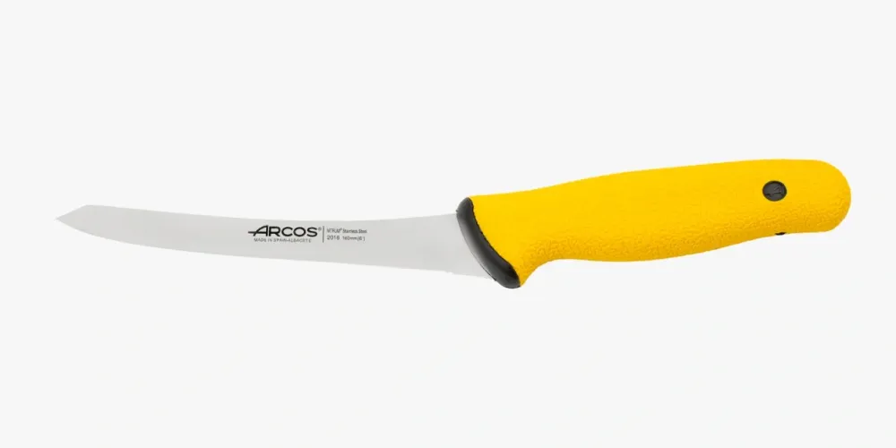 Set Completo di Coltello Disosso Rigido Serie Duo Pro 160 mm Punta Smussata