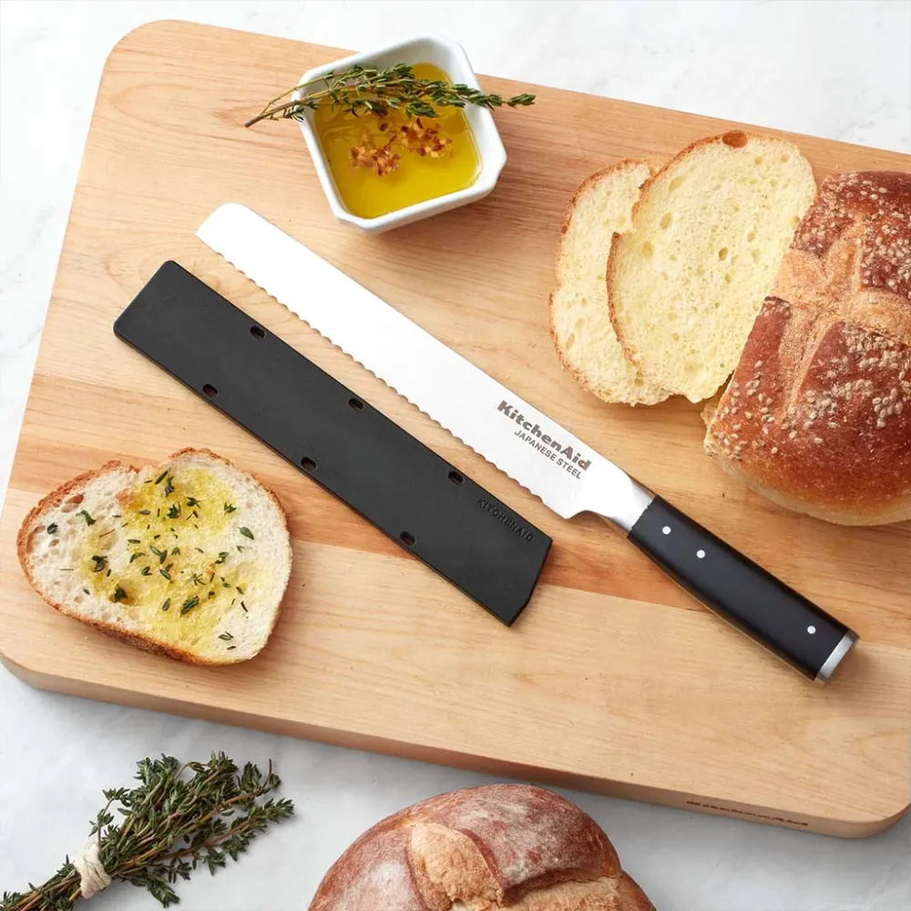 Coltello da pane KitchenAid con 6 Posate