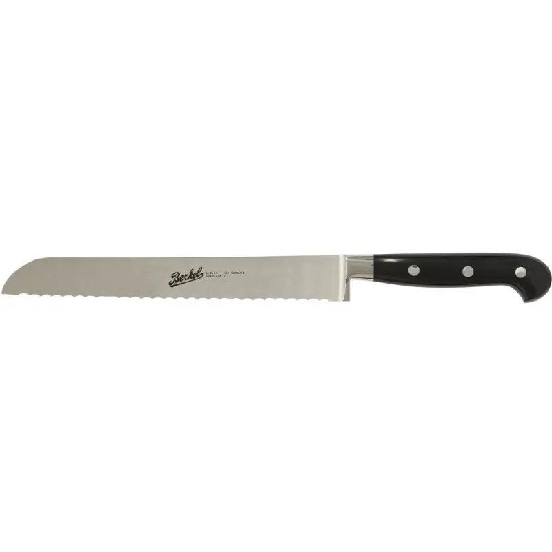 Inossidabile Professionale Berkel Adhoc Coltello per il pane 22 cm Nero