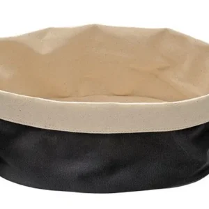 Sacchetto per il pane APS 20 x 15 cm altezza: 7 cm cotone crema nero lavabile lavatrice fino 30 gradi 30361