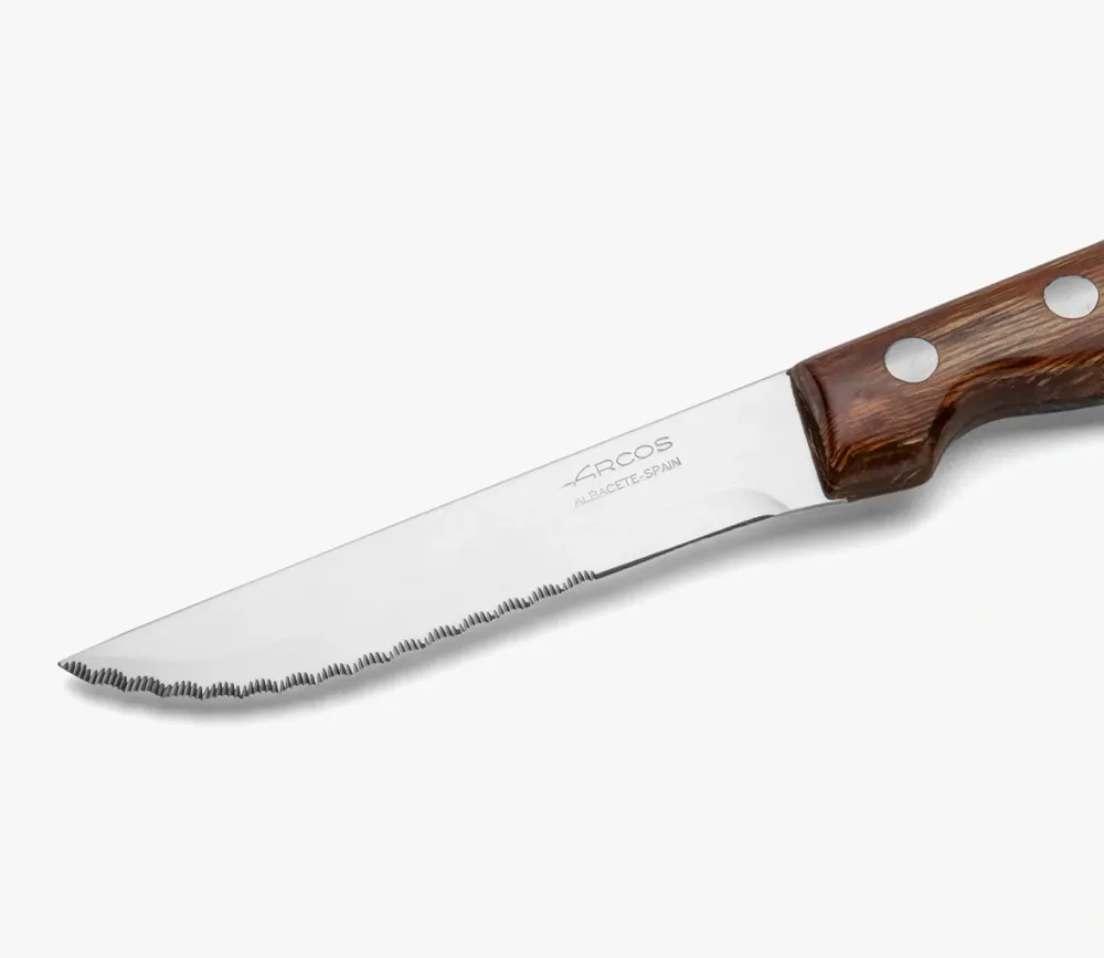 Coltello bistecca Legno di Faggio Compresso 110 mm