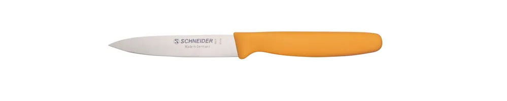Coltello per verdure Schneider manico giallo 10 cm 260864