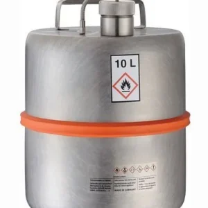 Barattolo di sicurezza DENIOS acciaio inossidabile con tappo vite volume 10 litri 119-587