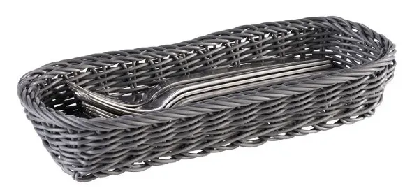 Cestino posate APS -ECONOMIC- 27 x 10 cm altezza: 45 cm polipropilene antracite 40011