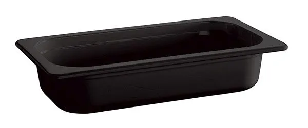 Contenitore APS GN 1/4 -ECO LINE- 265 x 162 cm profondità: 65 mm melamina nero 135 litri 83750