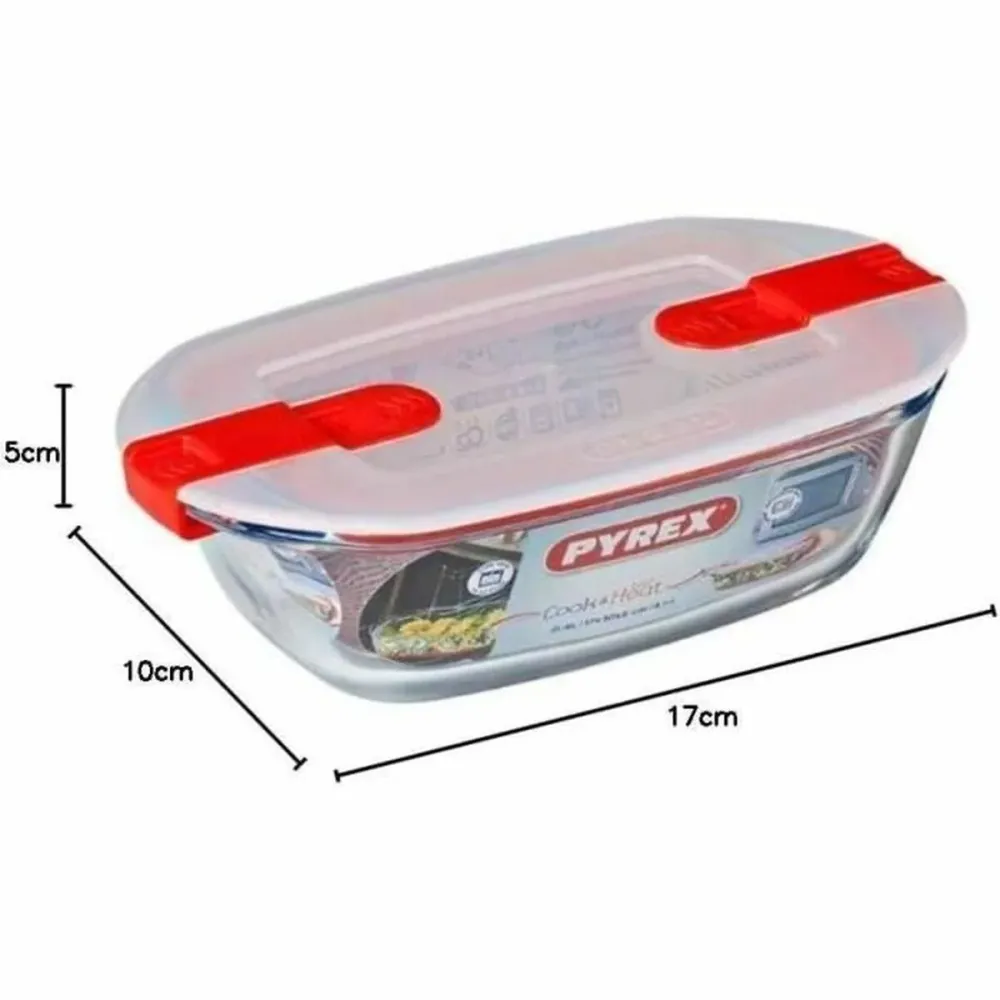 Contenitore per Preservare gli Alimenti Pyrex Bianco Trasparente 400 ml