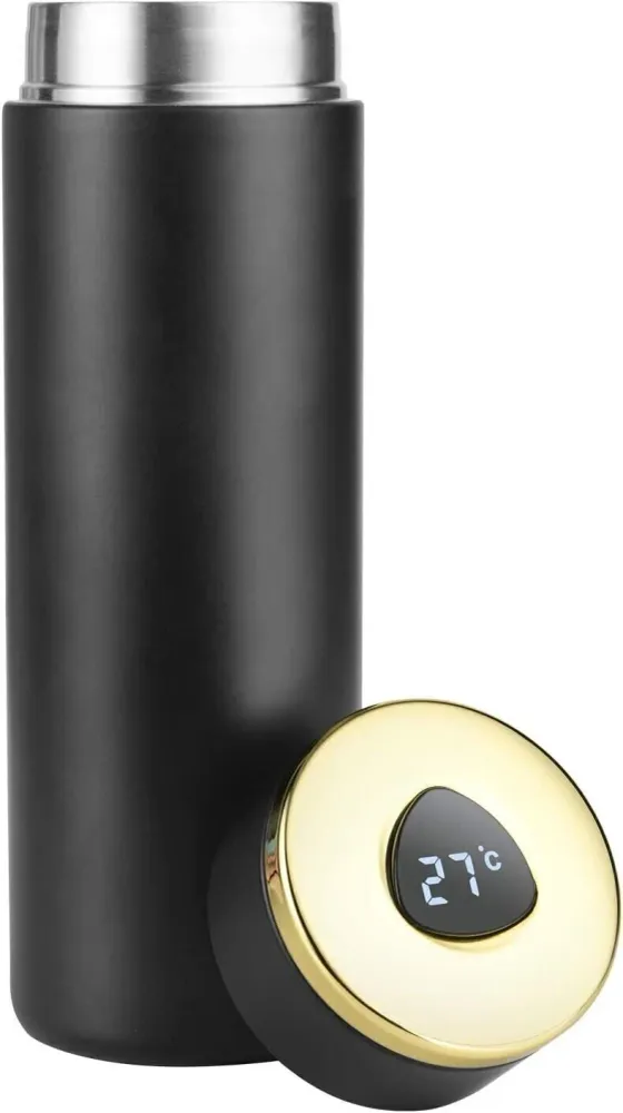 Bottiglia Acqua, 420ML Borraccia Termica, Portatile Coppa da Viaggio con LED