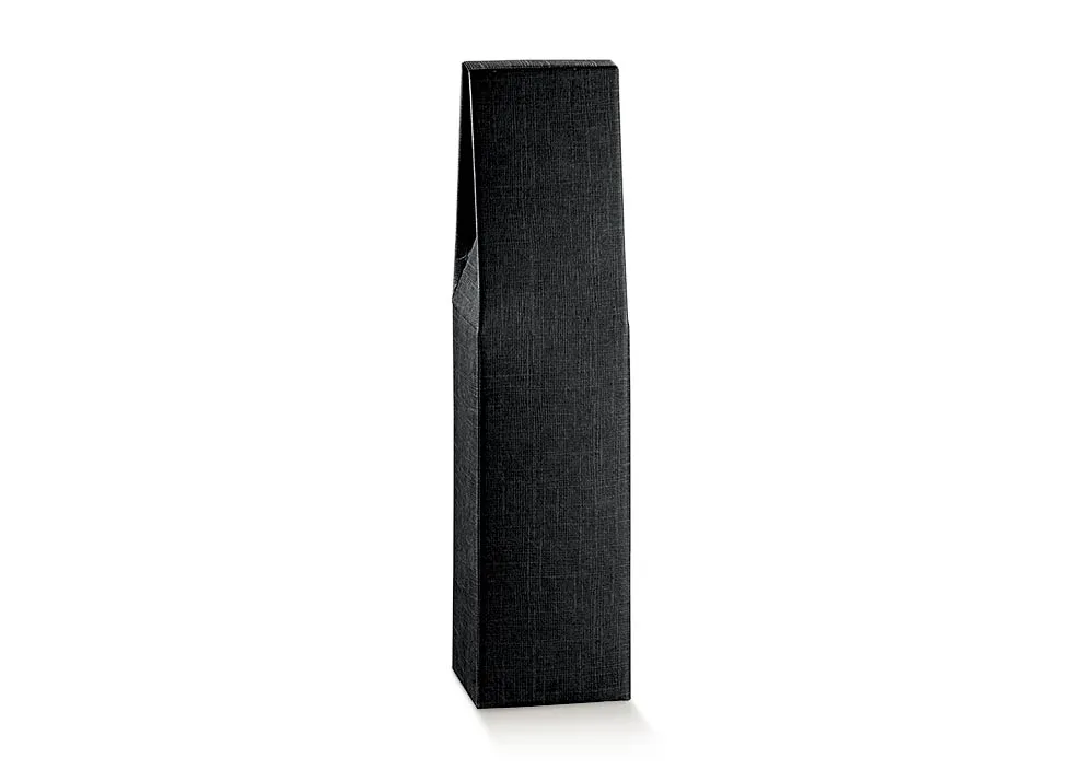 1 bottiglia f.to 90x90x370mm seta nero