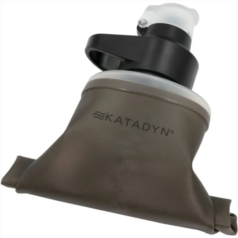 Bottiglia pieghevole Katadyn BeFree AC 1L con filtro dell'acqua Tecnologia EZ Clean Nera