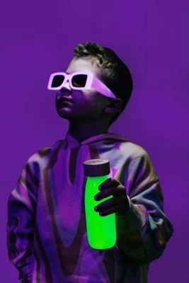 Bottiglia sensoriale fluo Giallo