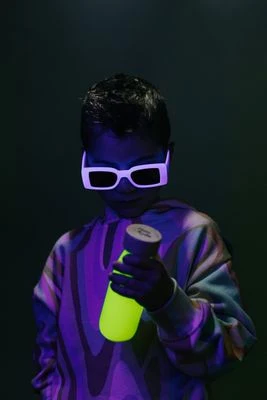 Bottiglia sensoriale fluo Giallo