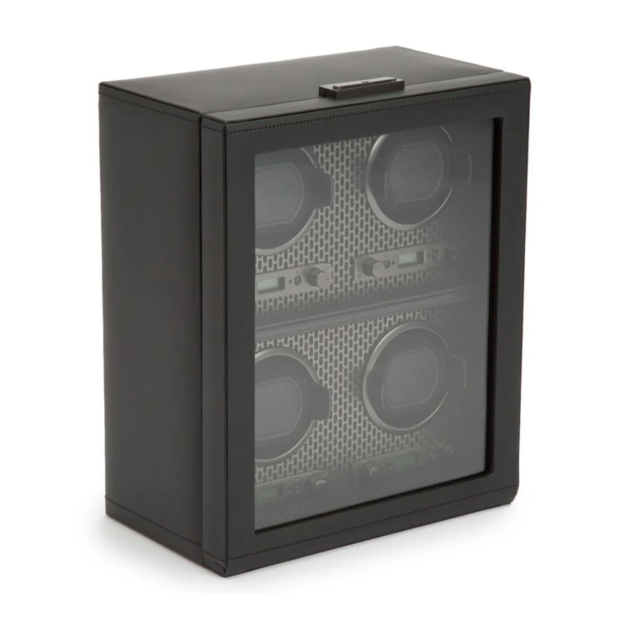Carica orologi automatici per 4 orologi Axis Rivestimento polvere