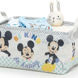 DOMOPAK - CESTO CON MANICI MICKEY MOUSE 32X23X19CM