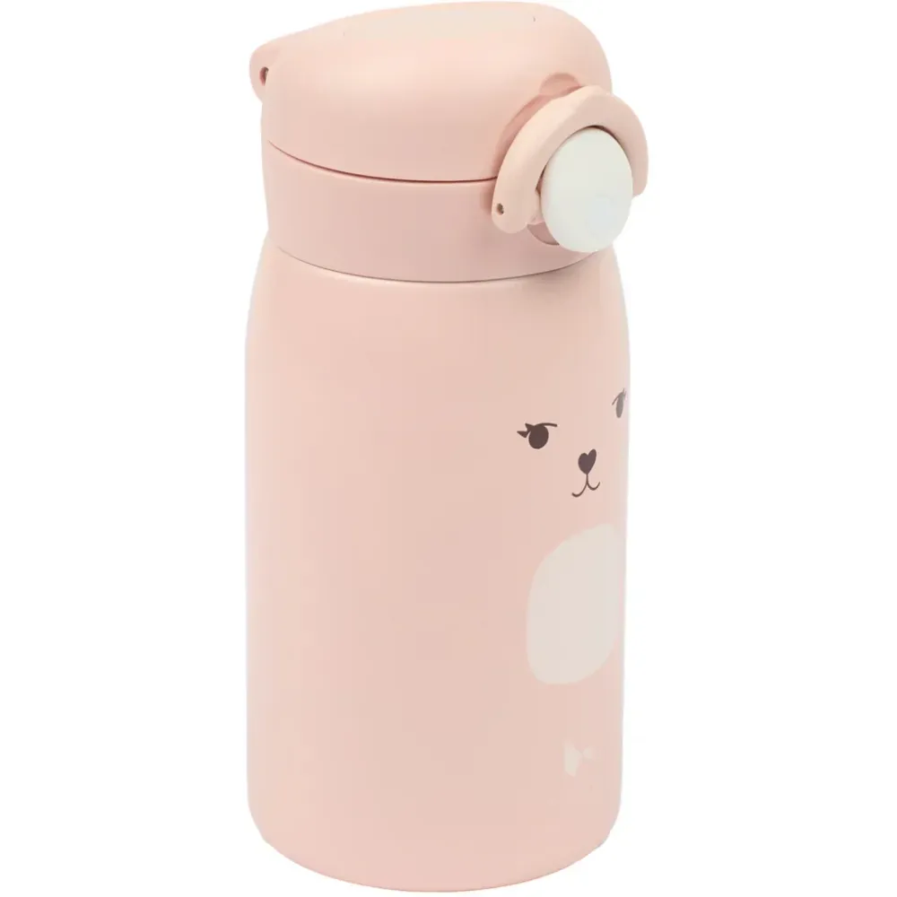 Fabelab Bottiglia termica per bambini piccola Bunny Old Rose