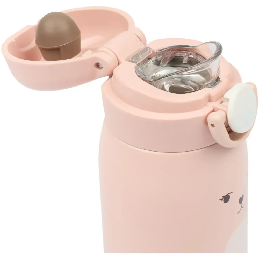Fabelab Bottiglia termica per bambini piccola Bunny Old Rose