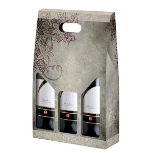 Linea poesia di vino porta bottiglia 3porta 27x9x38