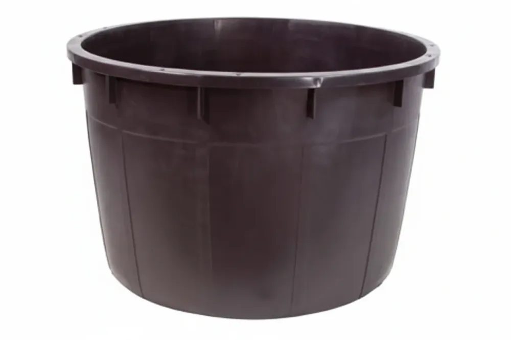 Mastelloni Tondi Senza Manici Neri Lt.285 Ø Cm.90X57H. Ics