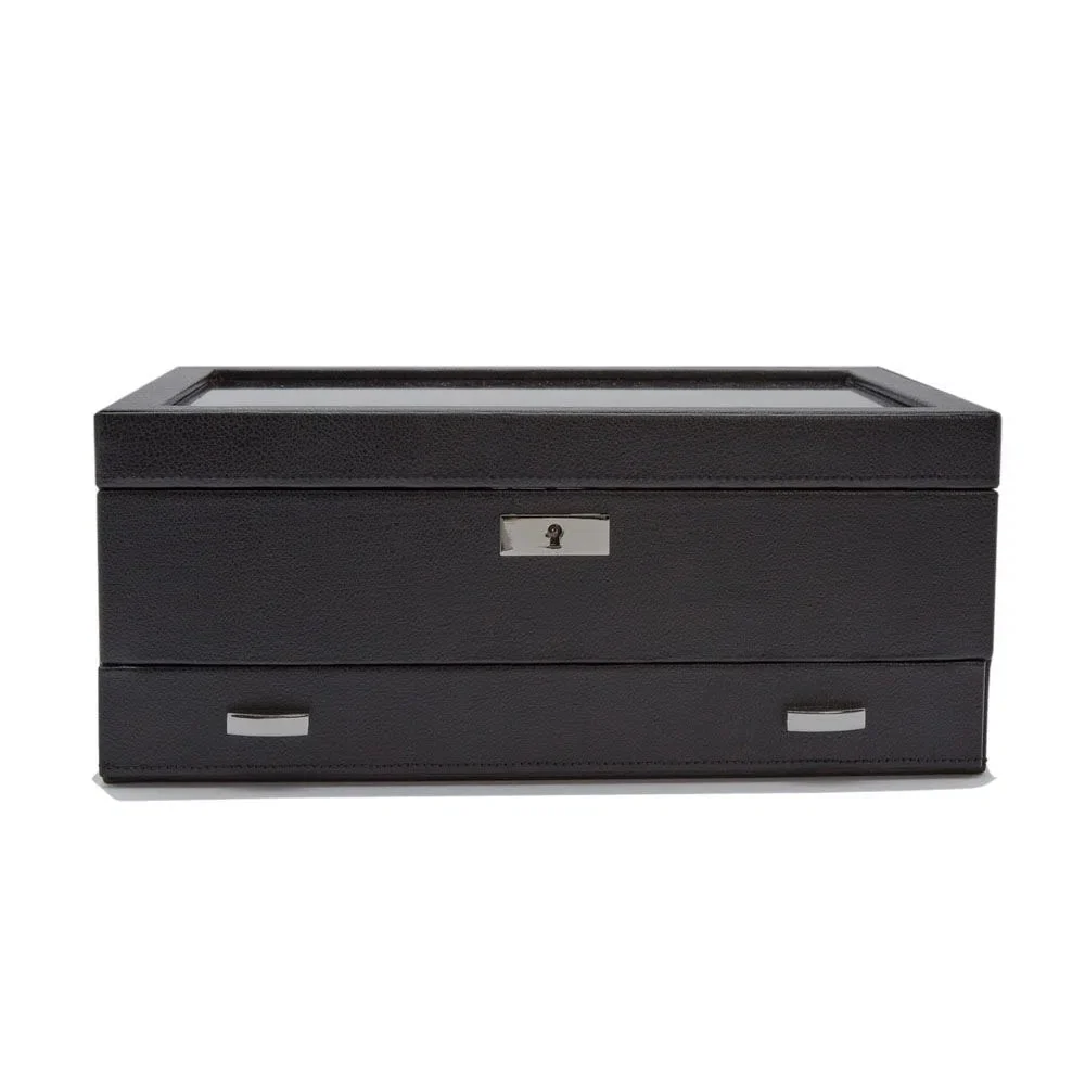 Porta Orologi - Roadster 10 Orologi Nero con cassetto