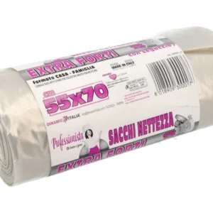 Sacchi pattumiera ambra 55x70 15 pezzi 40lt 30001