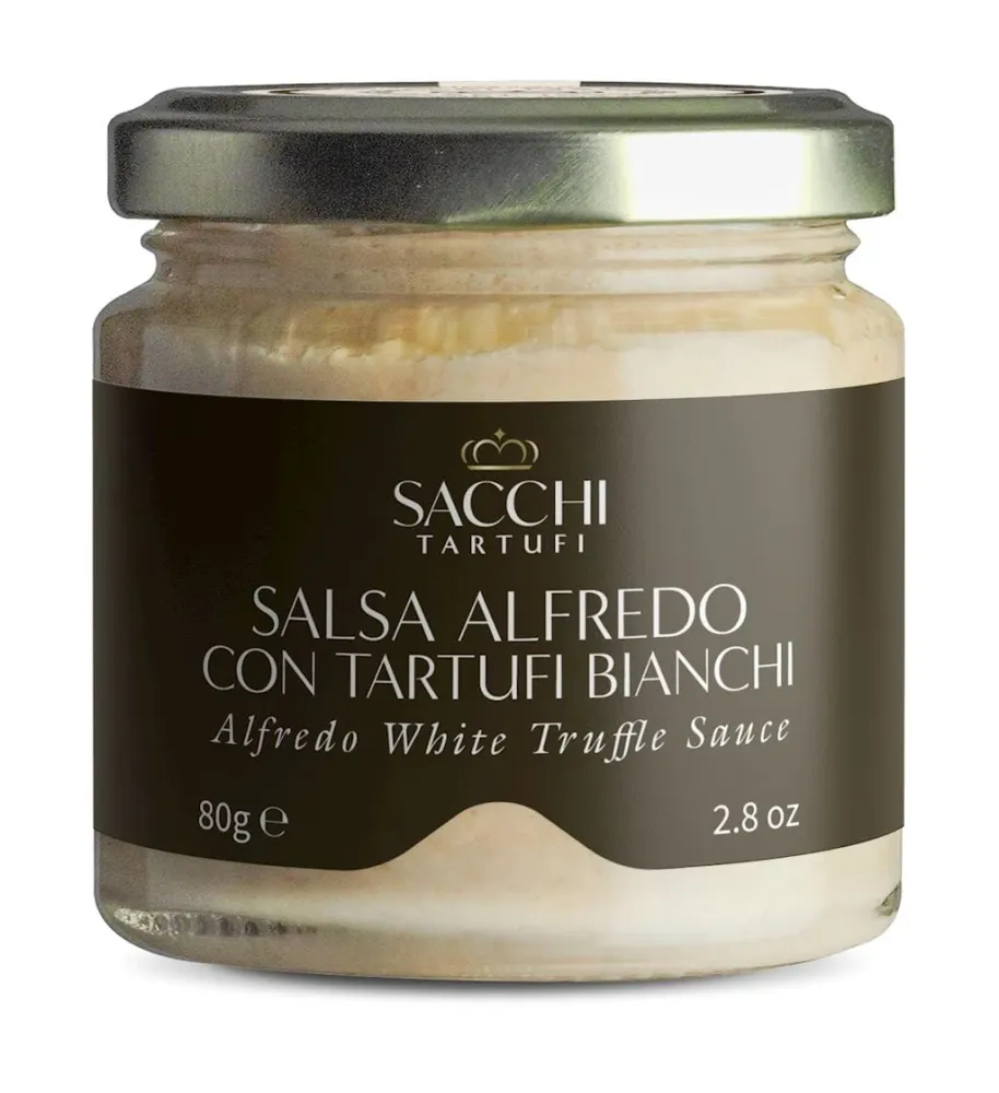 Salsa al formaggio WHITE TRUFL e GRANA PADANO 80 g - SACCHI TARTUFI