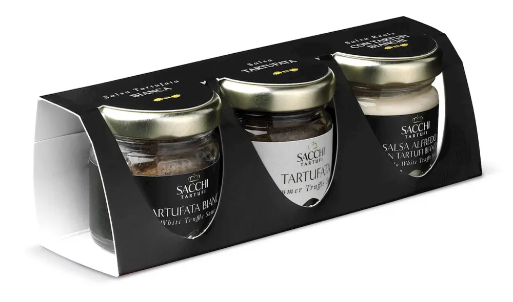 SET DI SALSE CON TRUFLA (3 x 30 g) 90 g - SACCHI TARTUFI