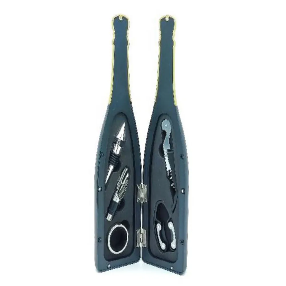 Set sommelier Bottiglia di spumante vetro con 5 accessori