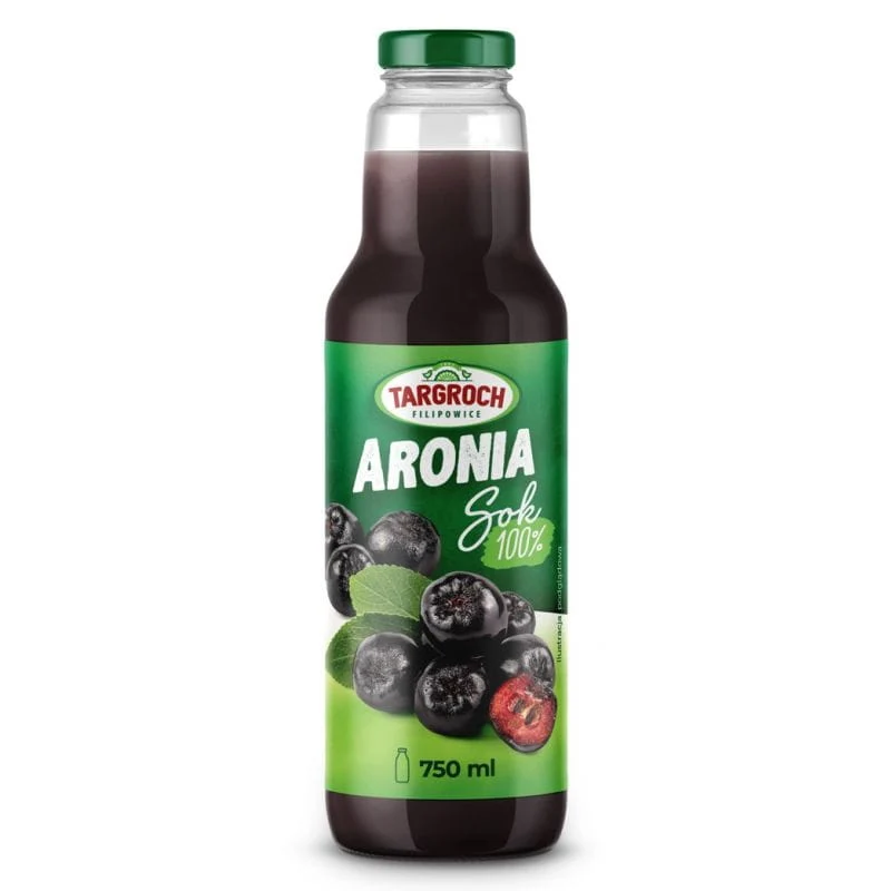Targroch ARONIA 100% Succo - bottiglia di vetro da 750 ml