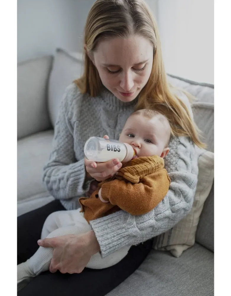 BIBS Bottiglia per bambini vetro 225ml Salvia