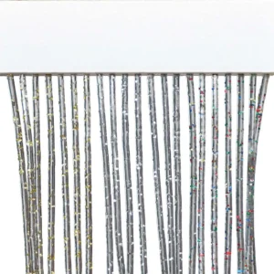 TENDA CORDONCINO 'BRILLIANT' cm 140 x 240 - argento Made Italy