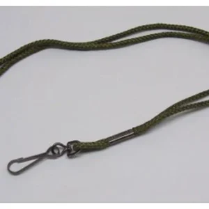 VENTURINI CORDONCINO PORTAFISCHIETTO NYLON VERDE CON MOSCHETTONE