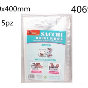 XFR40691 SACCHI RICHIUDIBILE 300X400MM 5PZ