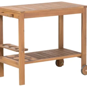 Acacia Wood Garden Drinks Trolley SASSARI per 6-8 Persone