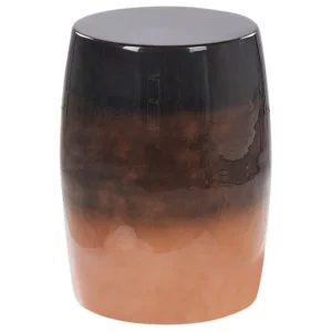 Accent Side Table Golden Brown and Nero puro FRAGUITA