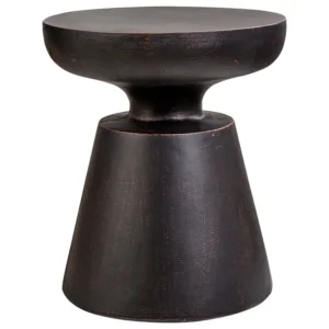 Accent Side Table Nero notte MINCIO Facile Montaggio
