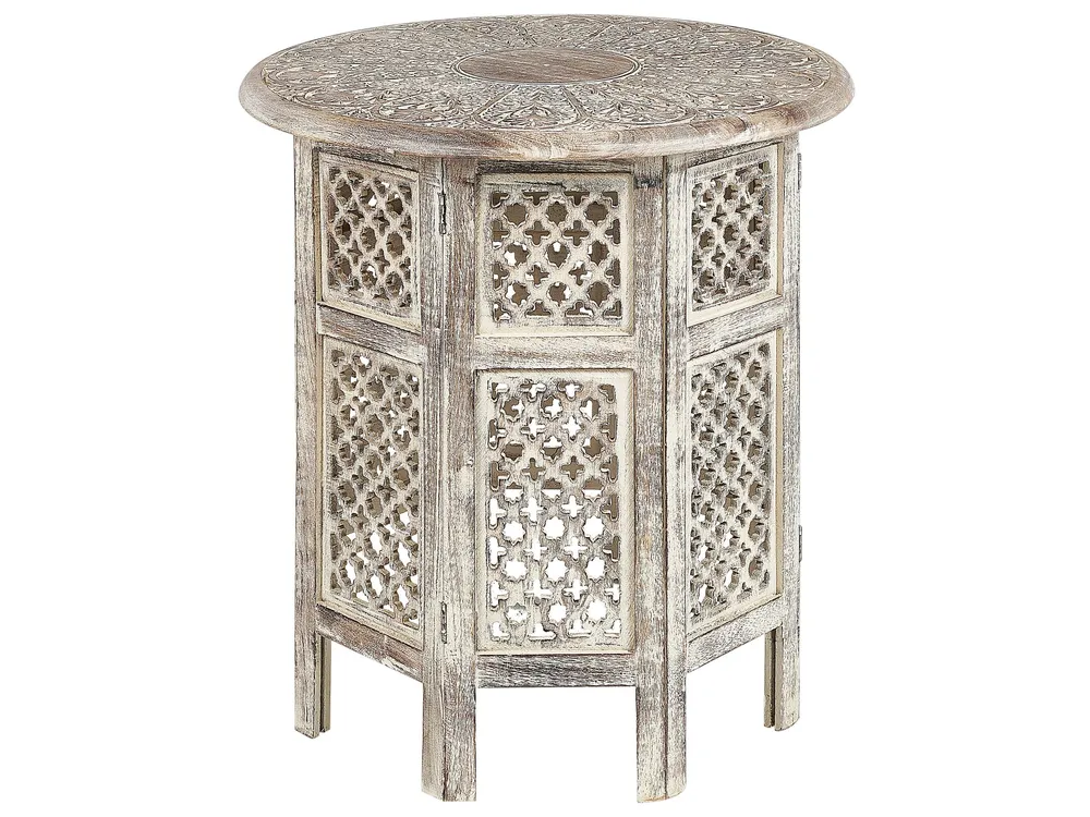 Buffet Pensile Mango Wood Side Table Light SANTRA
