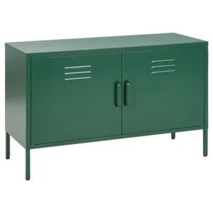 Carrello Portavivande 2 Door Metallico Sideboard Green URIA