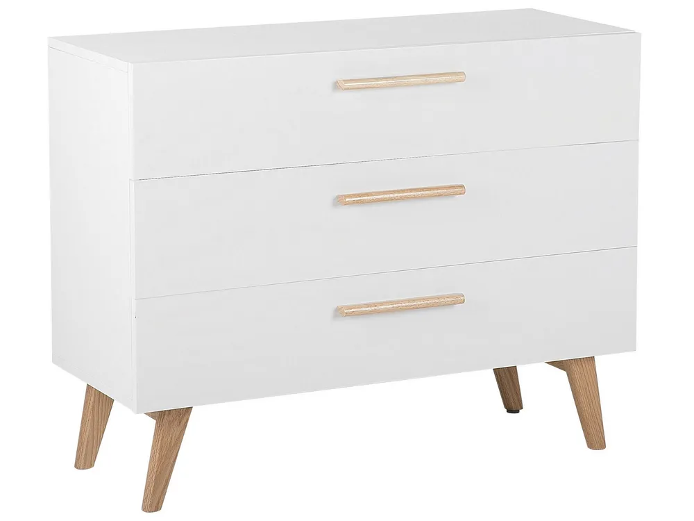 Carrello Portavivande 3 Drawer Chest White SALEM