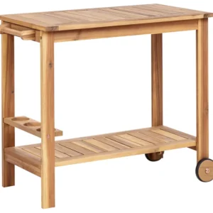 Certified Acacia Wood Garden Drinks Trolley SASSARI II