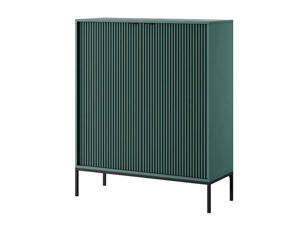 Credenza AVON SB104 2D 104x39x125 Verde con Cassetti Soft-Close