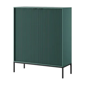 Credenza AVON SB104 2D 104x39x125 Verde con Cassetti Soft-Close