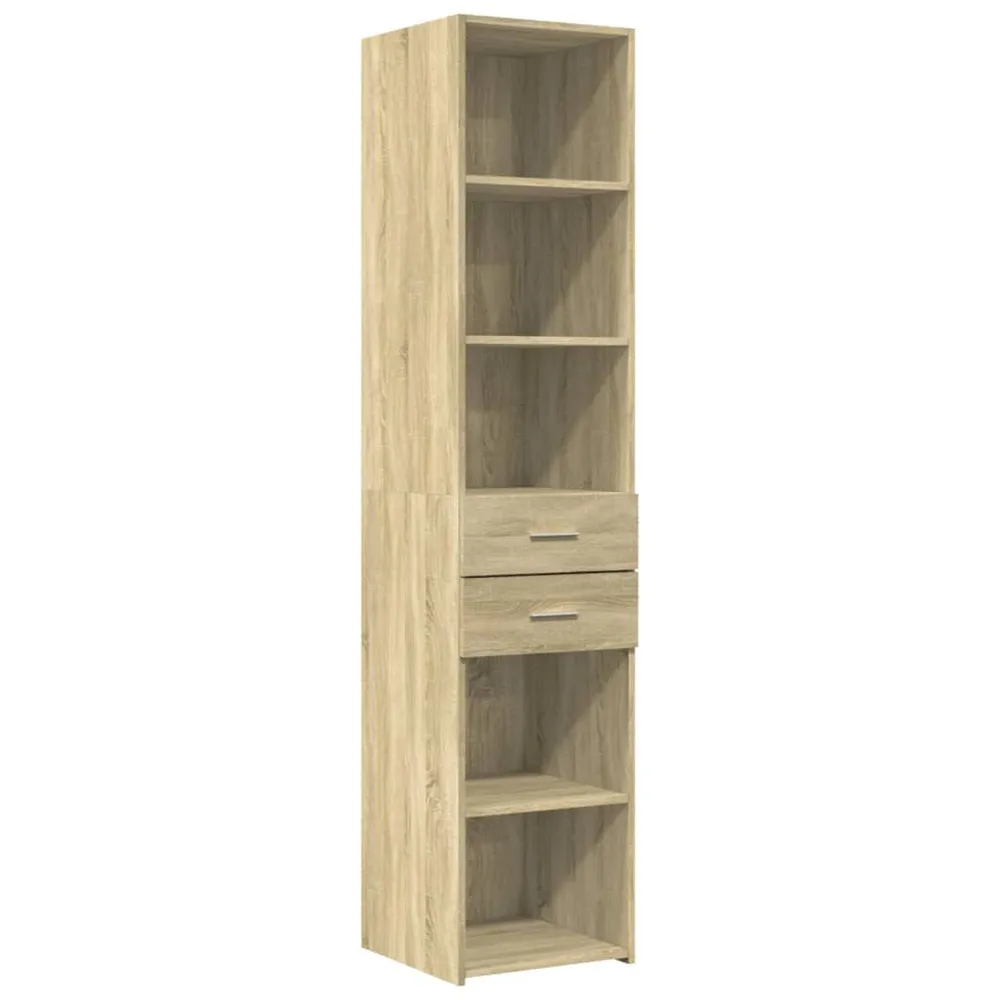 Credenza Rovere Sonoma 40x42,5x185 cm Legno Multistrato