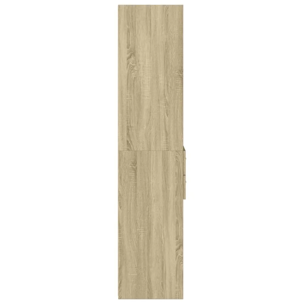 Credenza Rovere Sonoma 50x42,5x185 cm Legno Multistrato