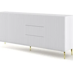 Credenza Vetrina Credenza RAVENNA B SB200 3D3D 200x42x87 Bianco