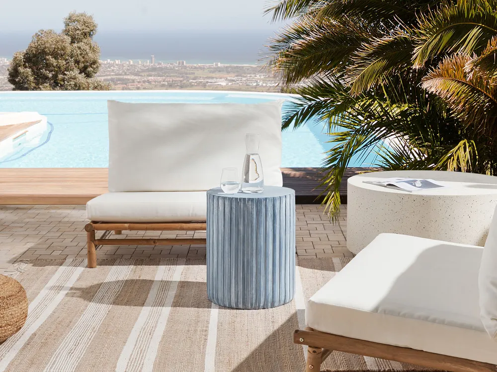 Design Moderno e Funzionale Accent Side Table Grey AMARO